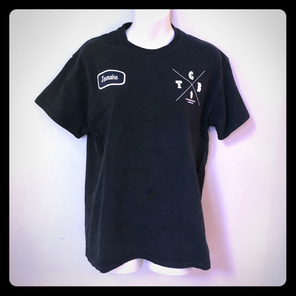 TCB coffee shirt M with name tag